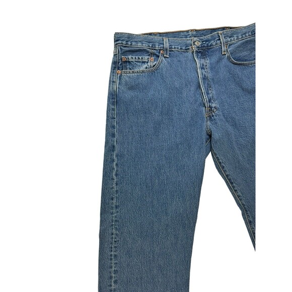 Vintage Levis 501 Button Fly Jeans Made In Guatemala 38 x 32 Light Blue Wash - Picture 3 of 16